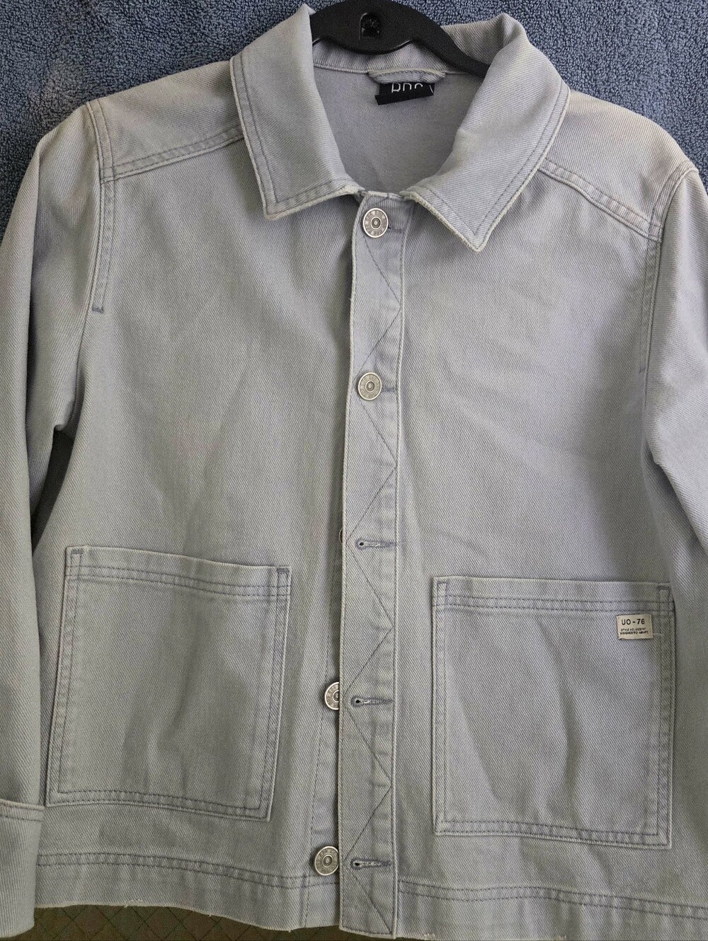 BDG Light Blue Canvas Shirt Jacket